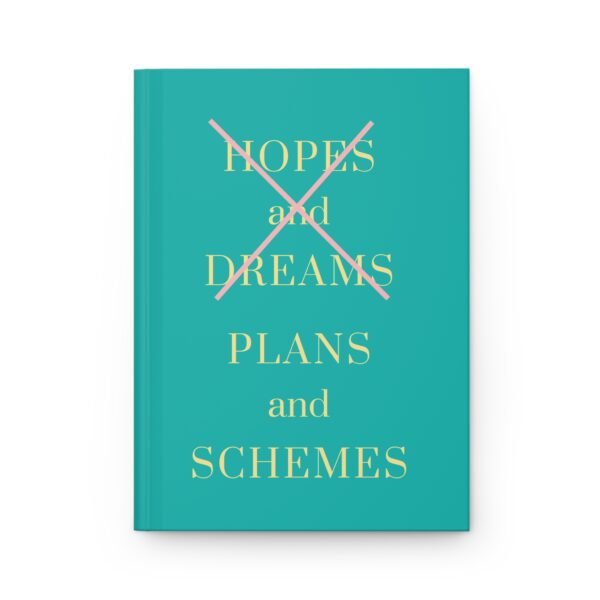 Diary, Writing Journal, Hopes and Dreams, Plans and Schemes, Funny Journal, Funny Diary, Gift for Her