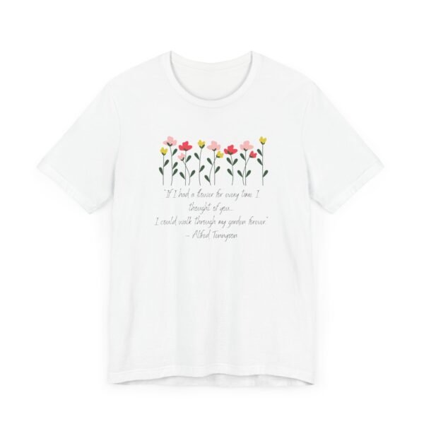 Poetry T-shirt | Friendship Shirt | Romantic Poetry Shirt | Gift for Her - Image 3