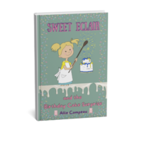 book cover of sweet eclair and the birthday cake surprise by Allie compeau