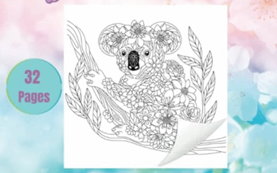 Blooming Nature Coloring Book