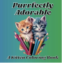 Book cover of Perfectly Adorable coloring book