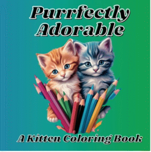 Purrfectly Adorable Coloring Book