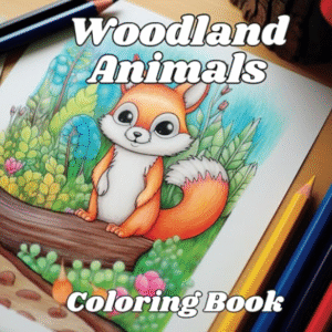 Woodland Animals Coloring Book