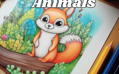 Woodland Animals Coloring Book