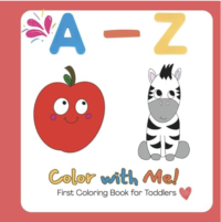 Book cover of A - Z Color with me coloring book