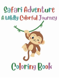 Book cover of Safari Adventure coloring book