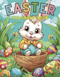 Book cover of Easter coloring book