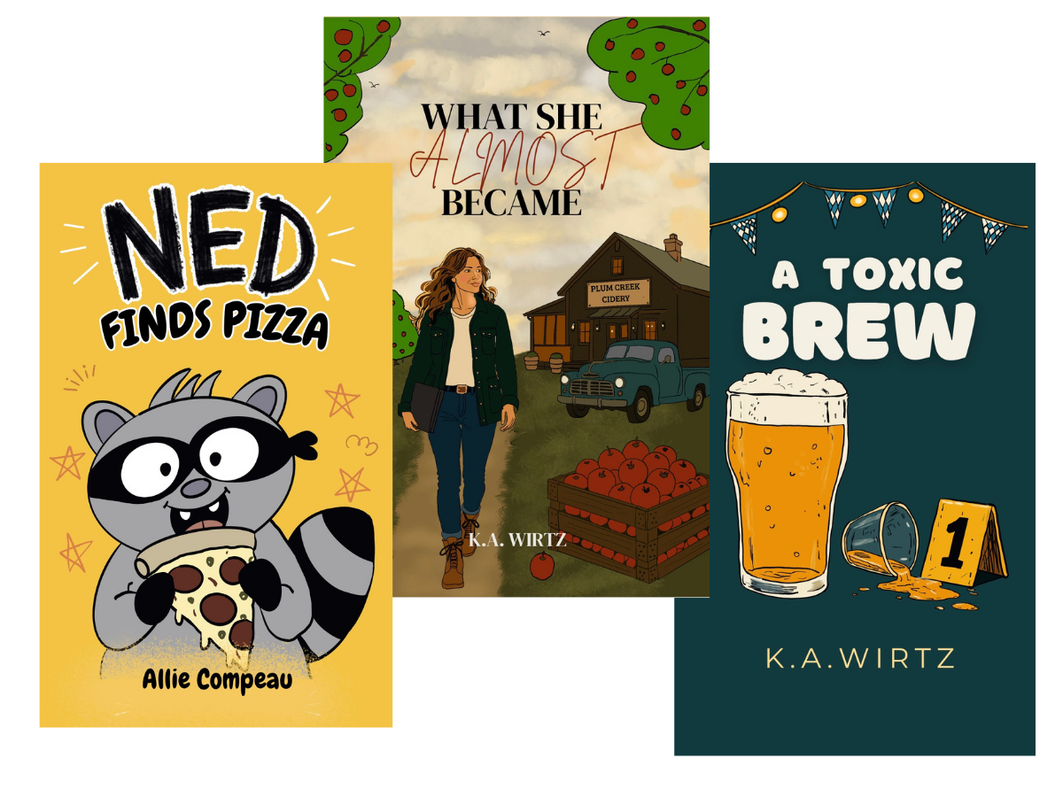 Book Covers 3 book covers for children's and adult fiction books